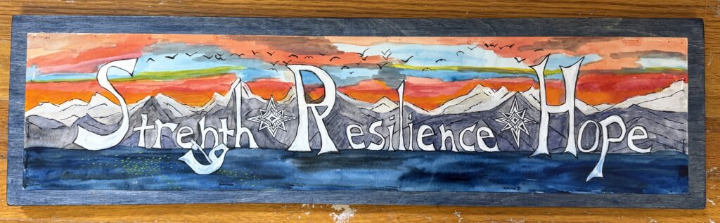 Strength, hope, resiliance, turnagin Arm, depression
